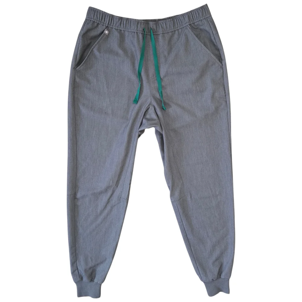 FIGS Tansen Jogger Scrub Pants Mens Sz M Gray Green Drawstring Medical MXXSW2004